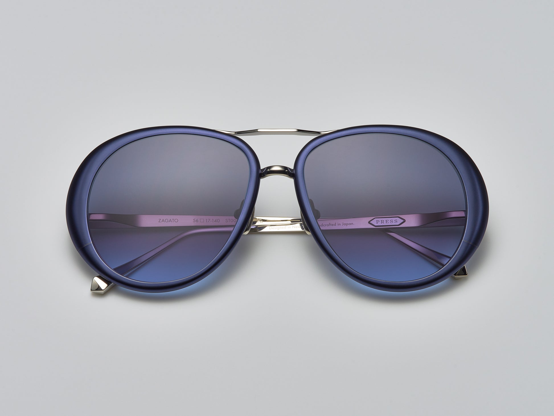Zagato Matte Navy / Platinum - ST001 #color_matte-navy-platinum-st001