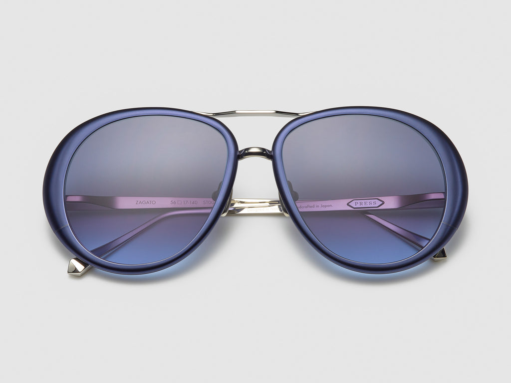 Zagato Navy / Platinum - ST001 #color_navy-platinum-st001