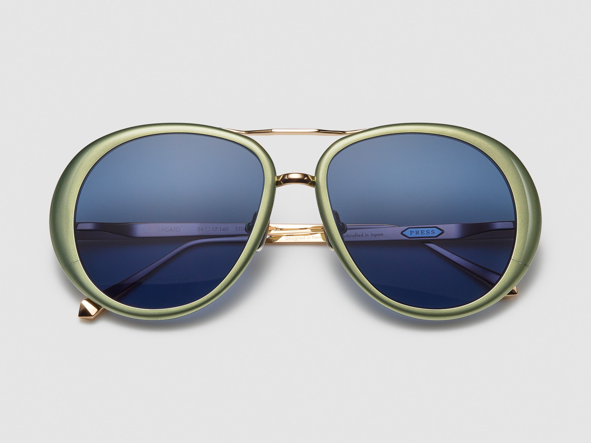 Zagato Cascade Green / Rose Gold - ST005 #color_cascade-green-rose-gold-st005