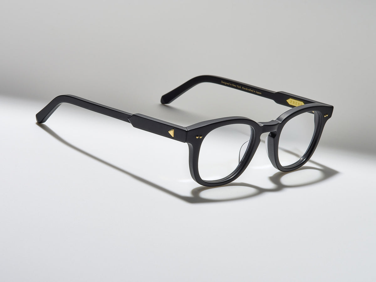 The Rebel Optical Matte Black / Gold - TI001 #color_matte-black-gold-ti001