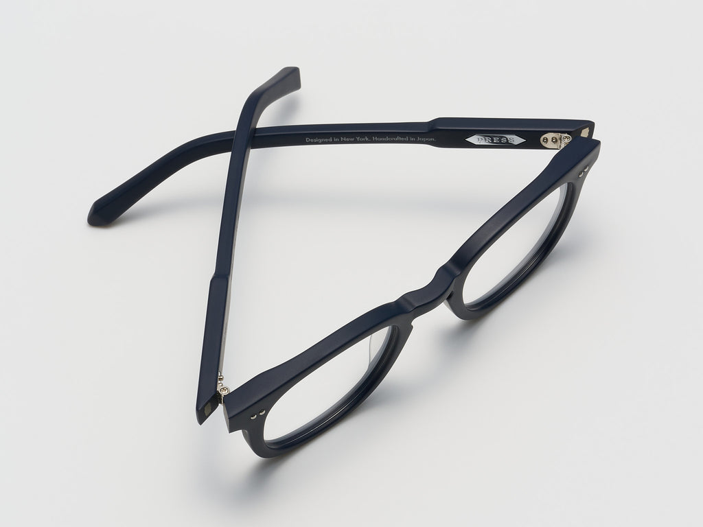 The Rebel Optical Matte Navy / Silver - TI014 #color_matte-navy-silver-ti014
