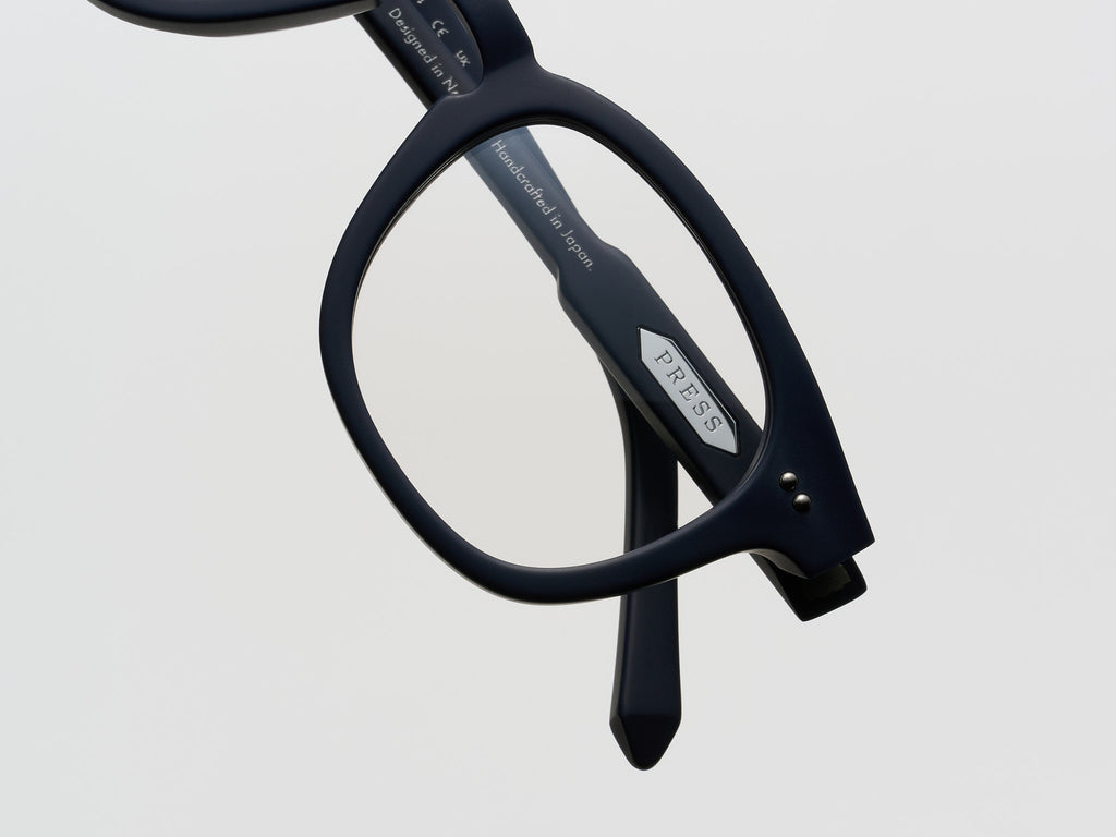 The Rebel Optical Matte Navy / Silver - TI014 #color_matte-navy-silver-ti014