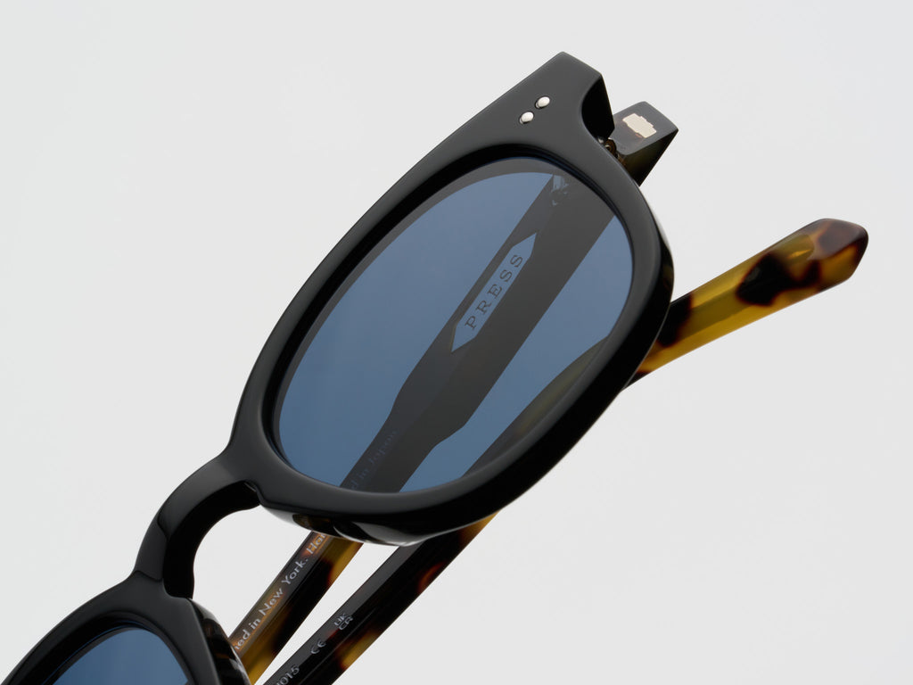 The Rebel Black Tortoise / Silver - TI015 #color_black-tortoise-silver-ti015