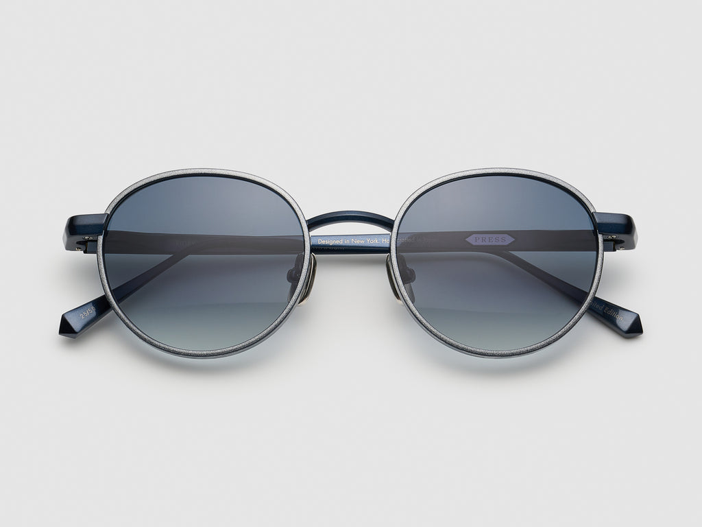 Rigby Gold Leaf Navy Platinum Leaf - DR023 #color_navy-platinum-leaf-dr023