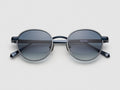 Rigby Gold Leaf Navy Platinum Leaf - DR023 #color_navy-platinum-leaf-dr023