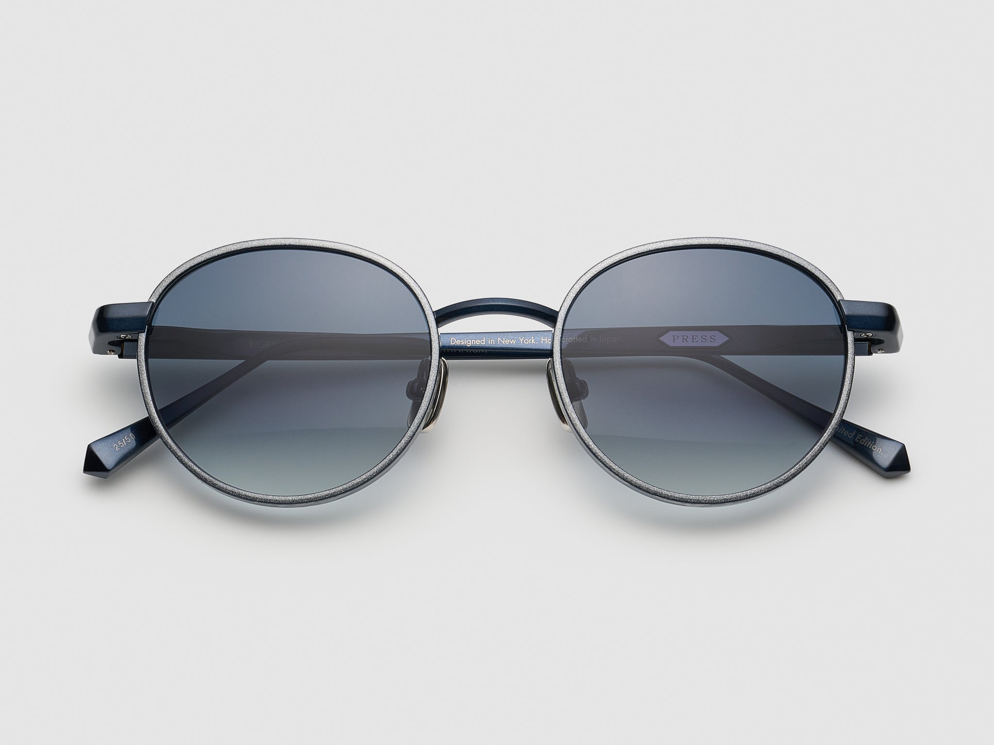 Rigby Gold Leaf Navy Platinum Leaf - DR023 #color_navy-platinum-leaf-dr023