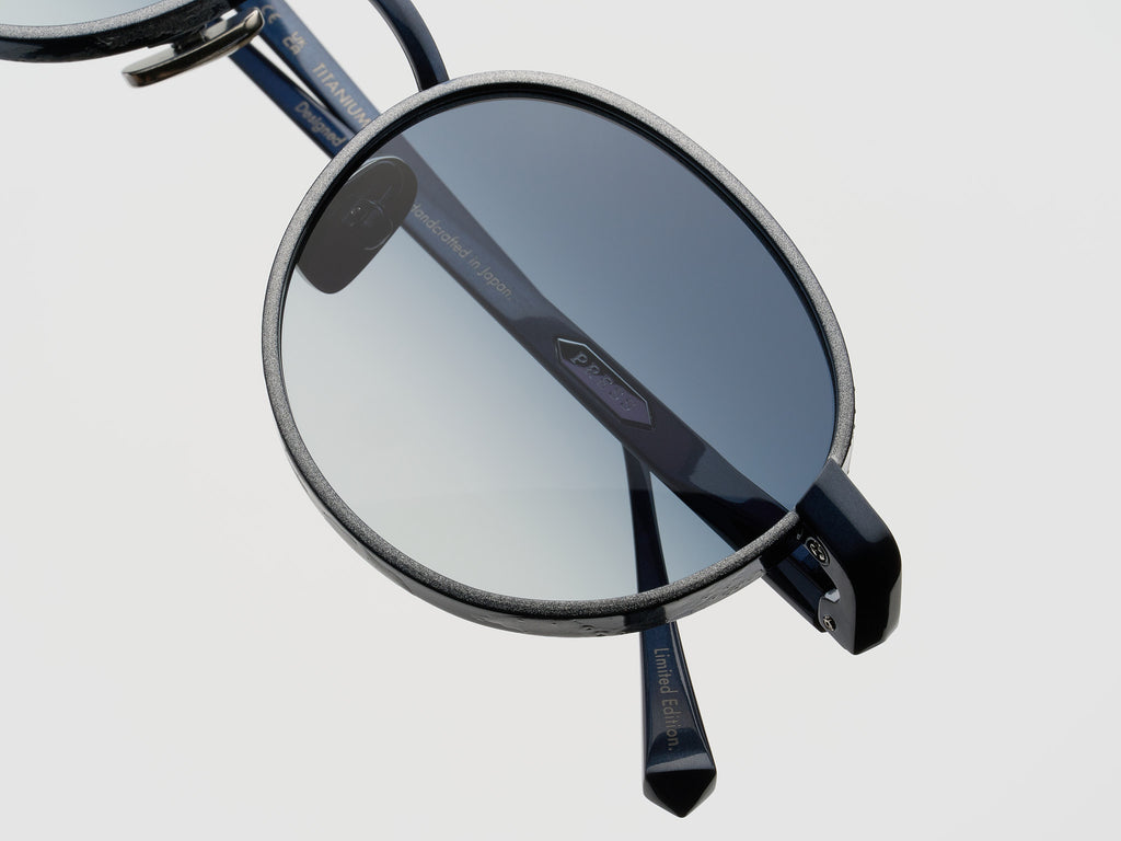 Rigby Gold Leaf Navy Platinum Leaf - DR023 #color_navy-platinum-leaf-dr023