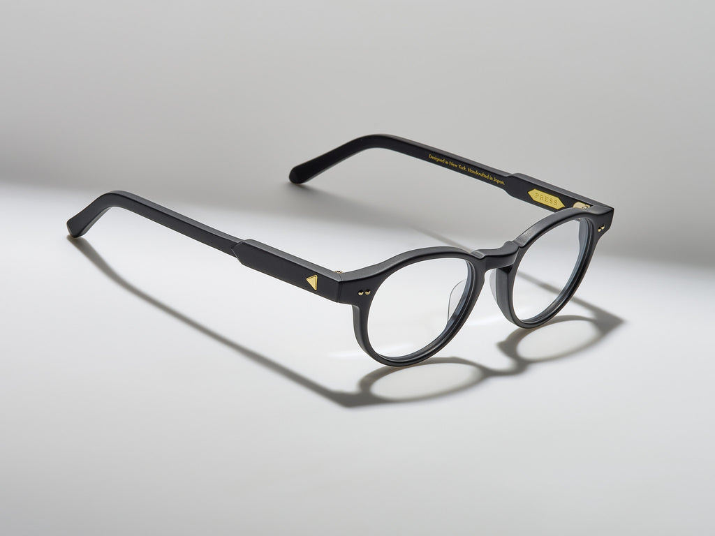 The Song Optical Matte Black / Gold - TI001 #color_matte-black-gold-ti001