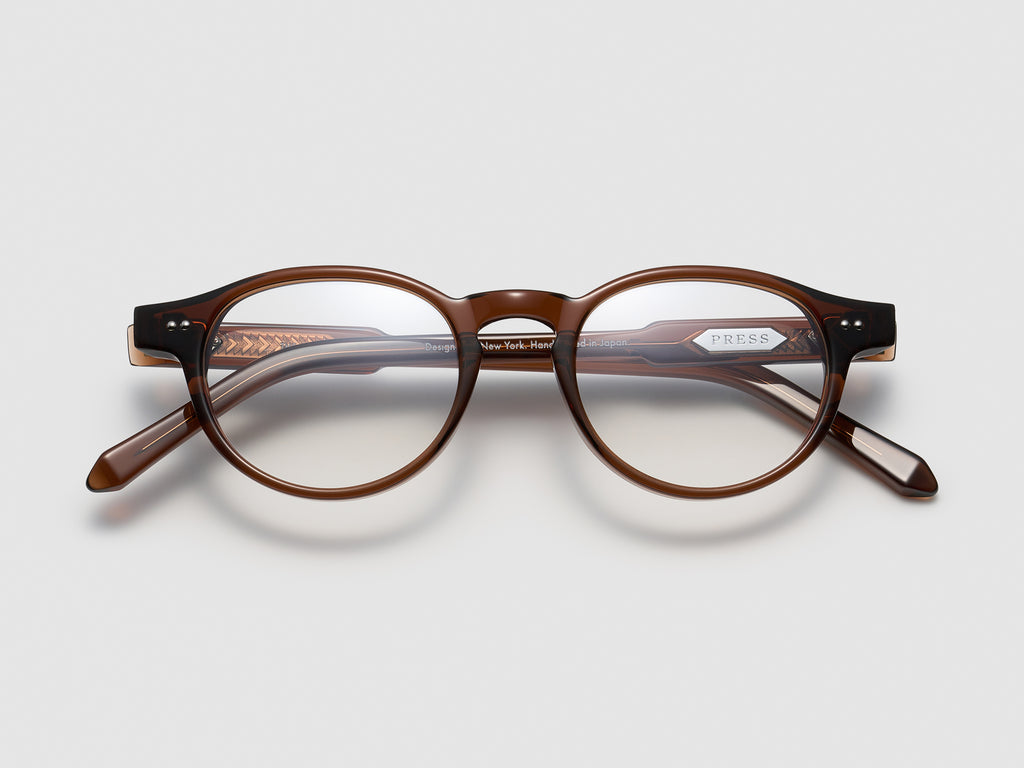 The Song Optical Cognac / Silver - TI005 #color_cognac-silver-ti005