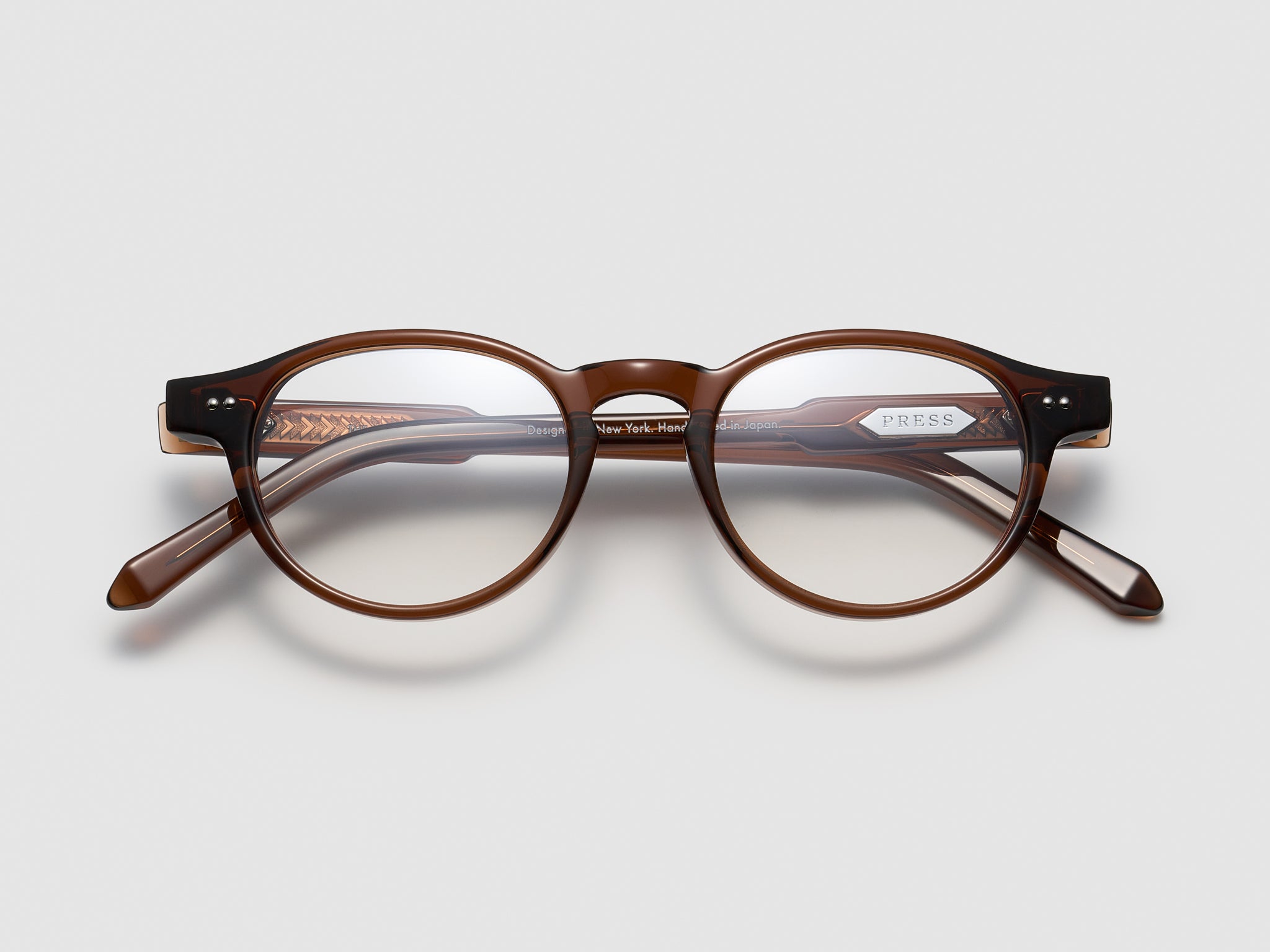 The Song Optical Cognac / Silver - TI005 #color_cognac-silver-ti005