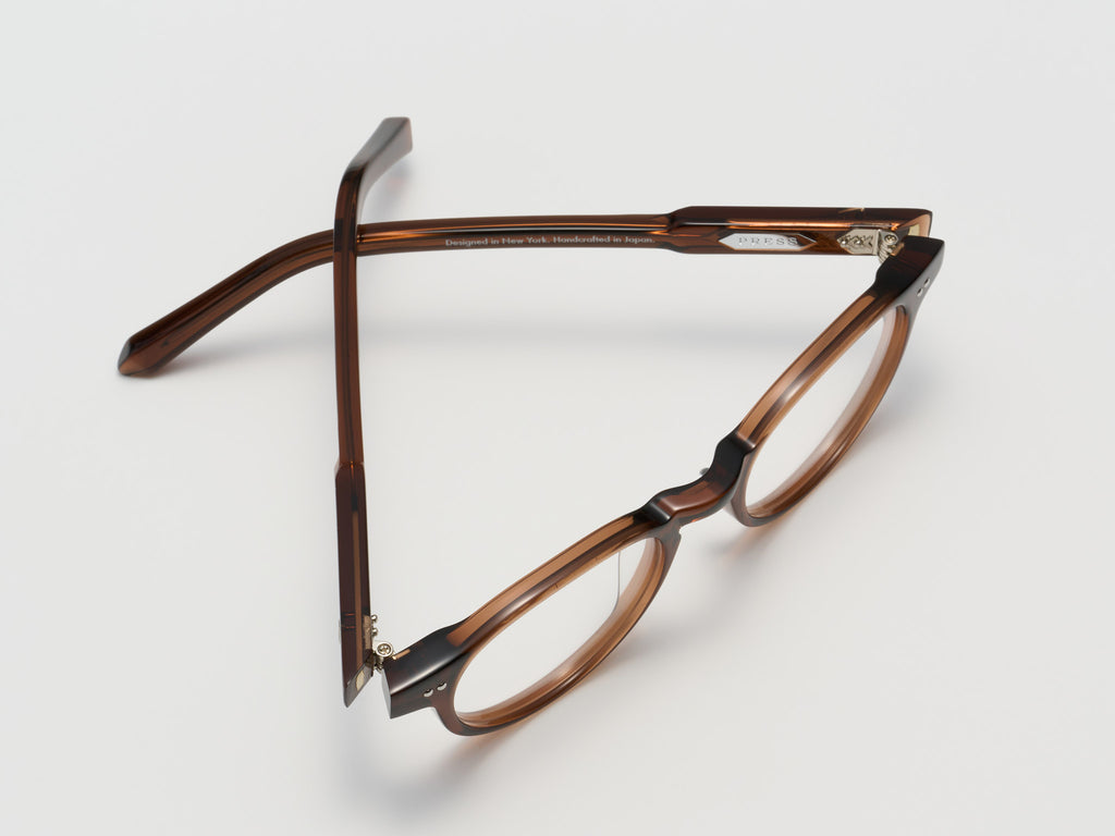 The Song Optical Cognac / Silver - TI005 #color_cognac-silver-ti005