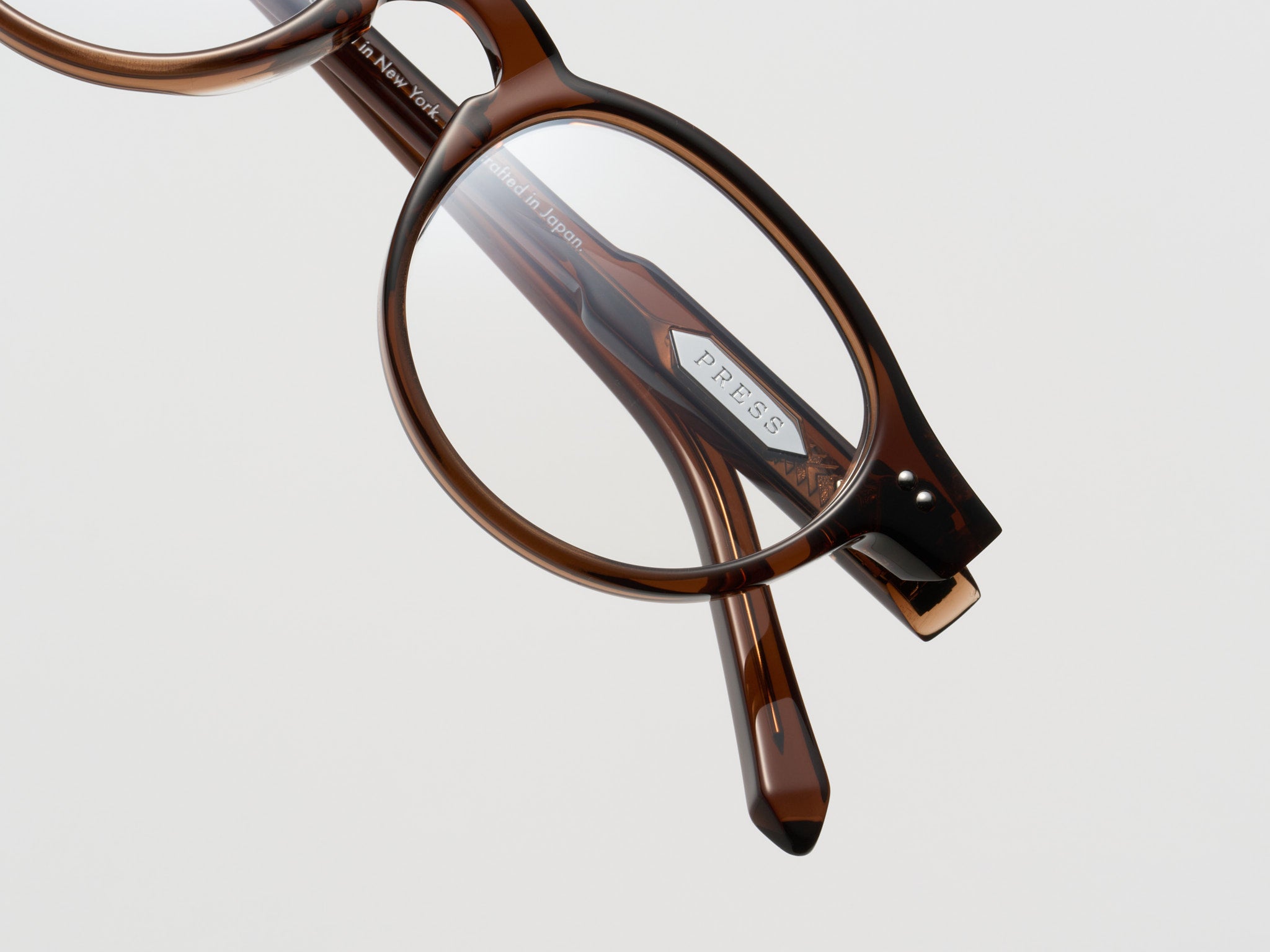 The Song Optical Cognac / Silver - TI005 #color_cognac-silver-ti005