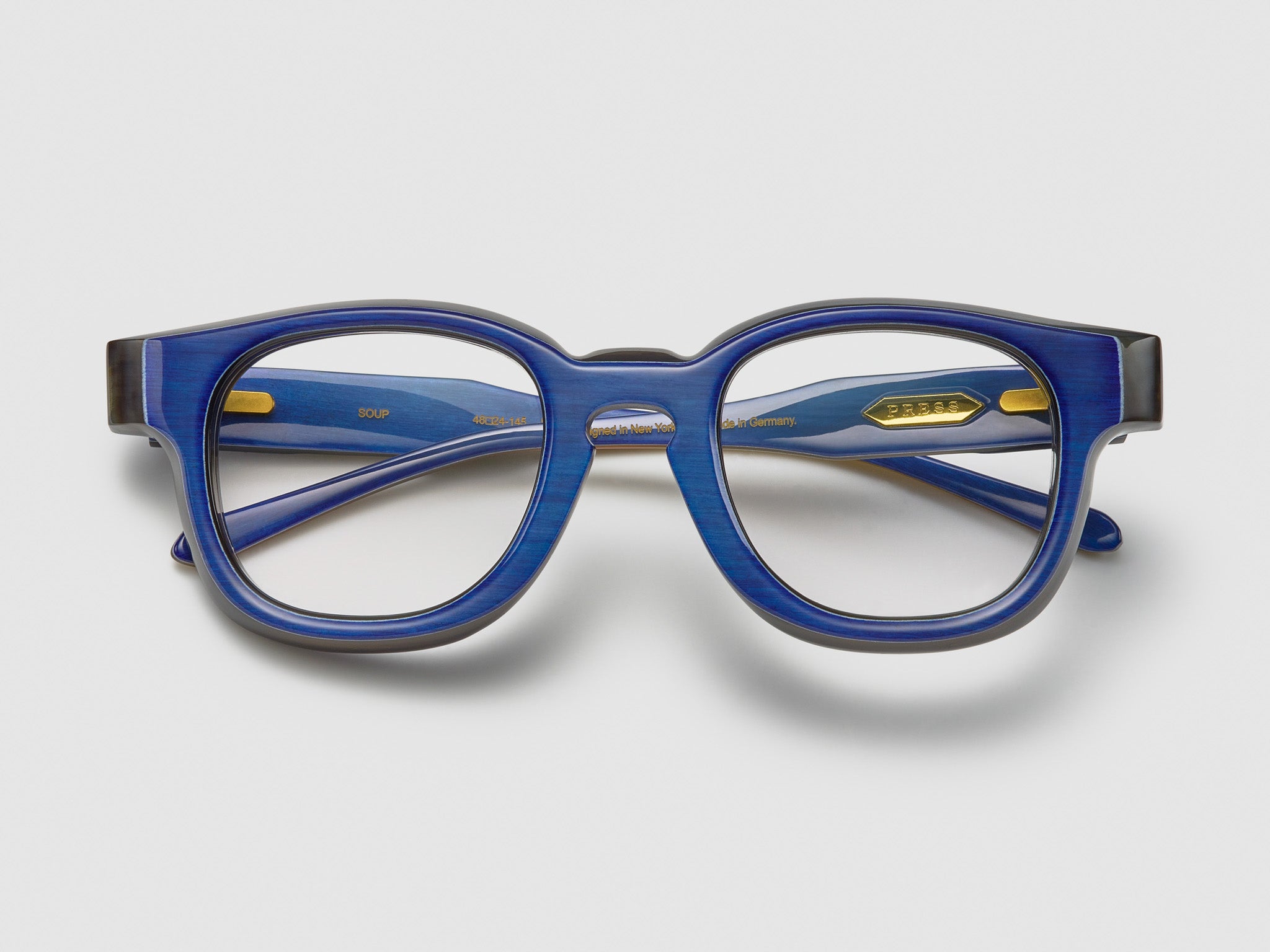 Soup Horn Cobalt / Brown - JP012 #color_cobalt-brown-jp012