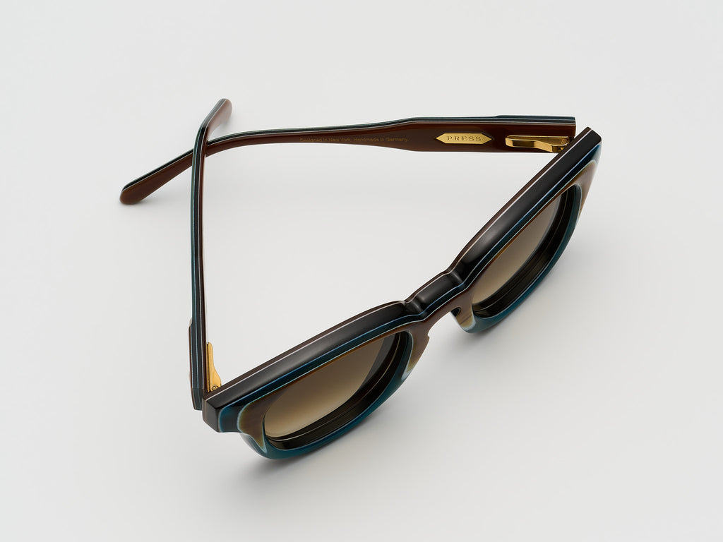 Soup Horn Caramel Teal Fade - JP031 #color_caramel-teal-fade-jp031