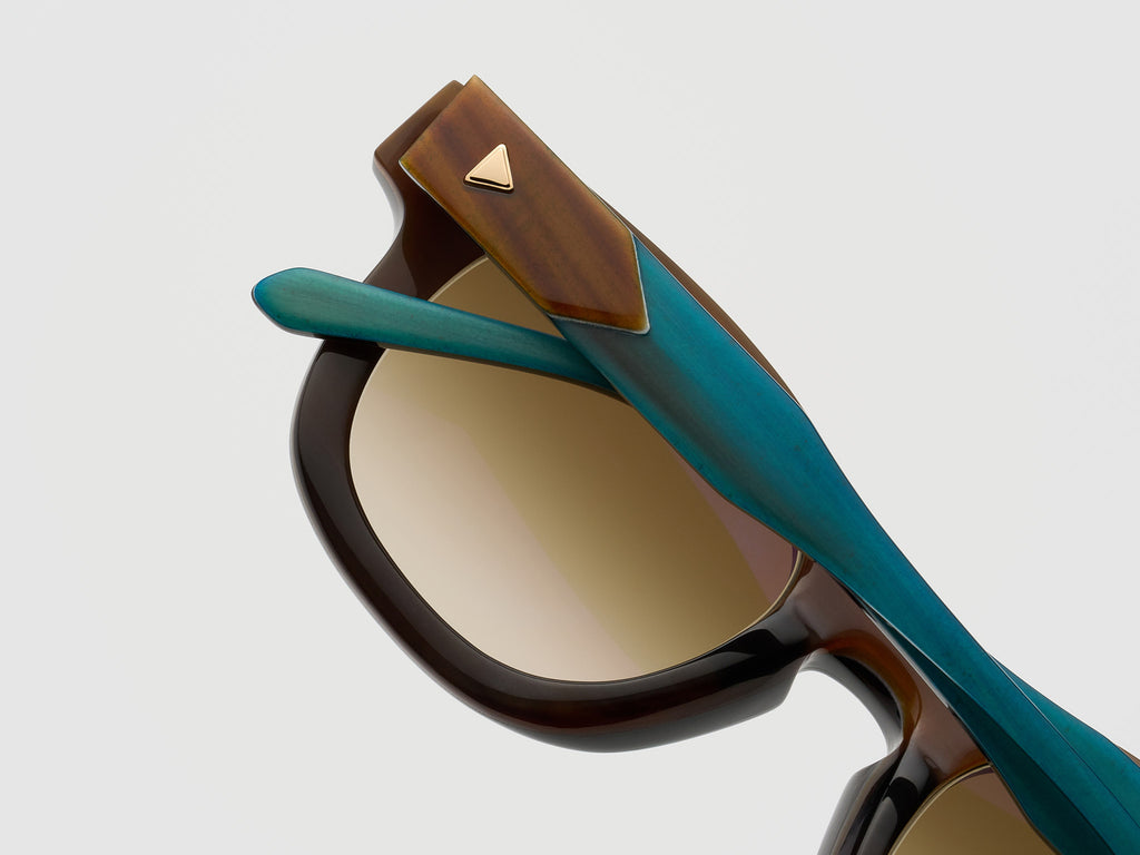 Soup Horn Caramel Teal Fade - JP031 #color_caramel-teal-fade-jp031