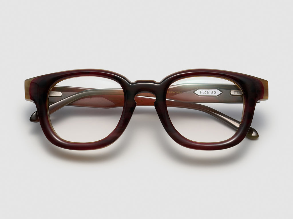 Soup Horn Burgundy Tortoise - JP032 #color_burgundy-tortoise-jp032