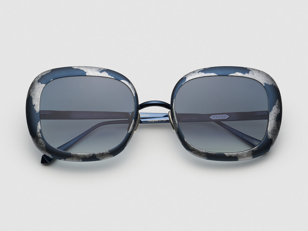 Speedster Gold Leaf Navy Platinum Leaf - ST023 #color_navy-platinum-leaf-st023