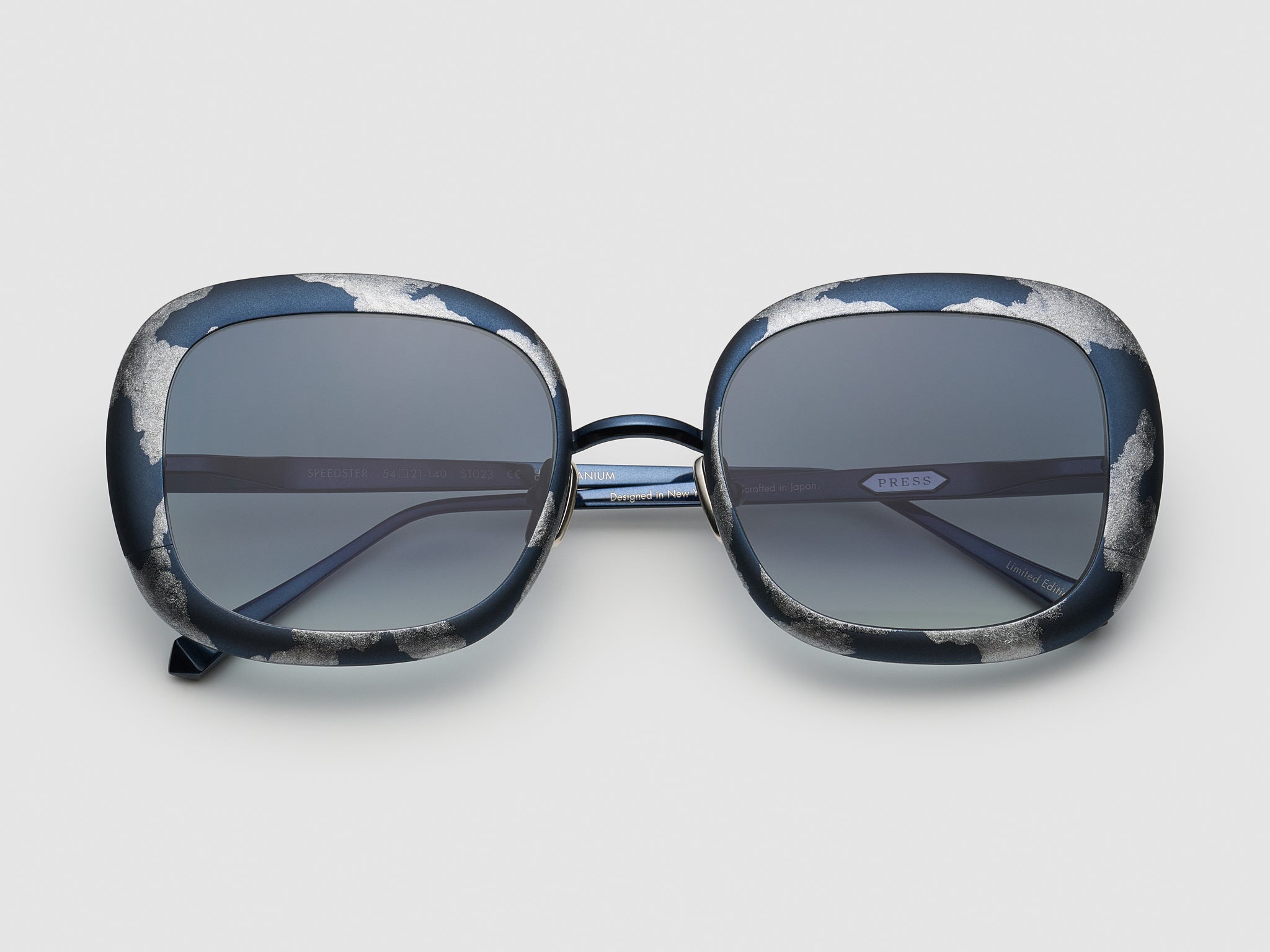 Speedster Gold Leaf Navy Platinum Leaf - ST023 #color_navy-platinum-leaf-st023
