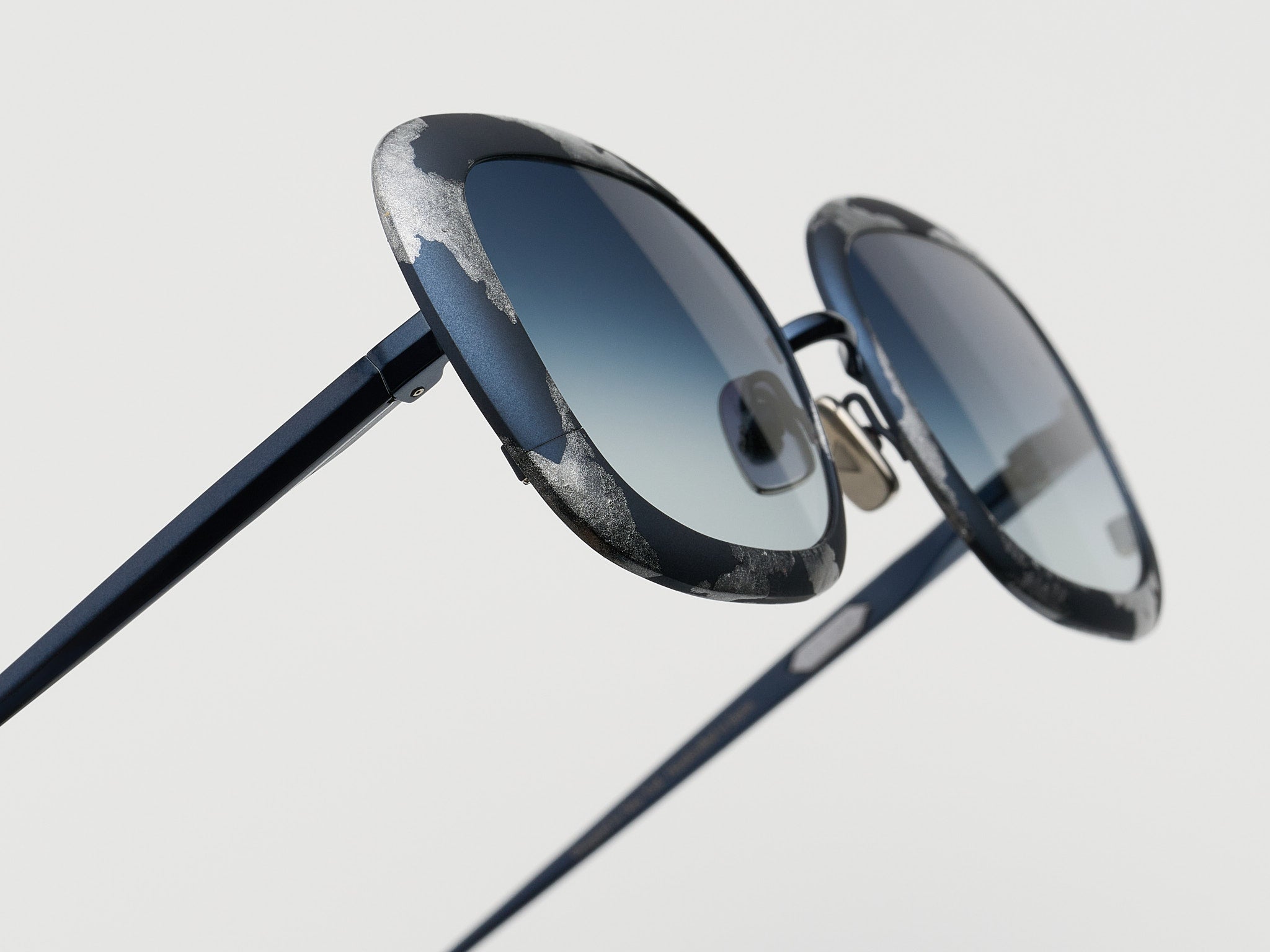 Speedster Gold Leaf Navy Platinum Leaf - ST023 #color_navy-platinum-leaf-st023