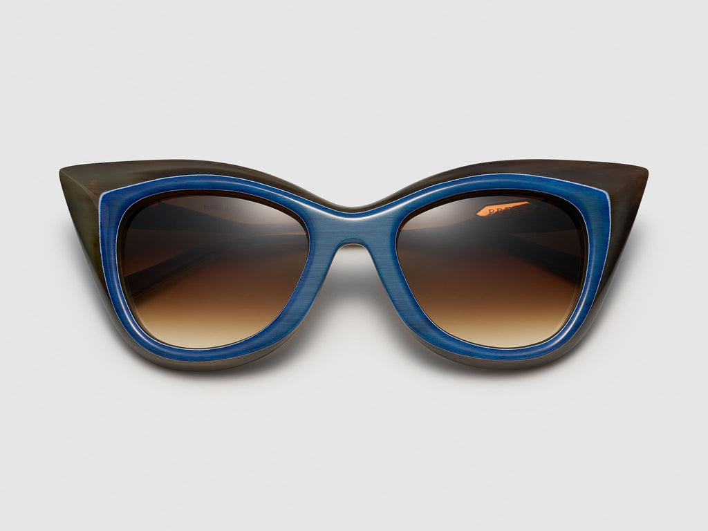 Super Bass Horn Cobalt / Brown - JP012 #color_cobalt-brown-jp012