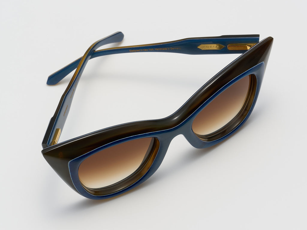 Super Bass Horn Cobalt / Brown - JP012 #color_cobalt-brown-jp012
