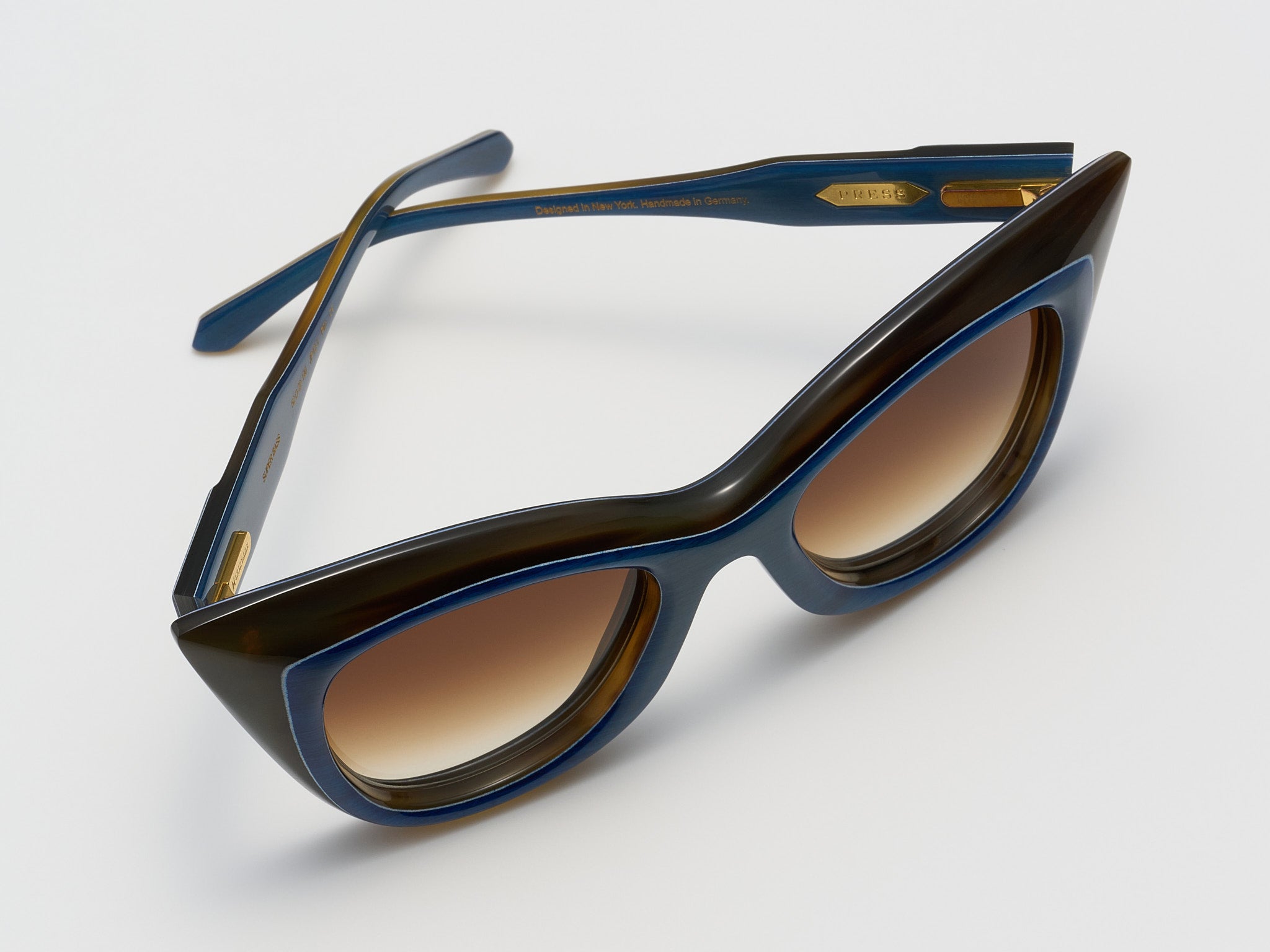 Super Bass Horn Cobalt / Brown - JP012 #color_cobalt-brown-jp012