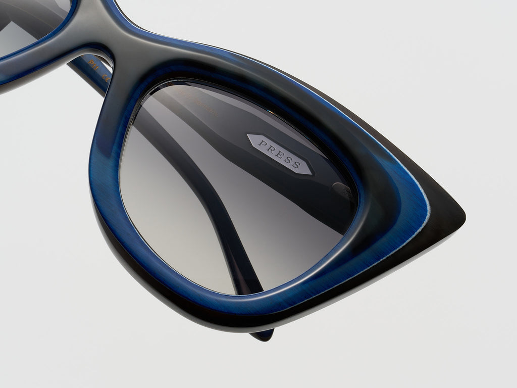 Super Bass Horn Tortoise Blue Fade - JP023 #color_tortoise-blue-fade-jp023