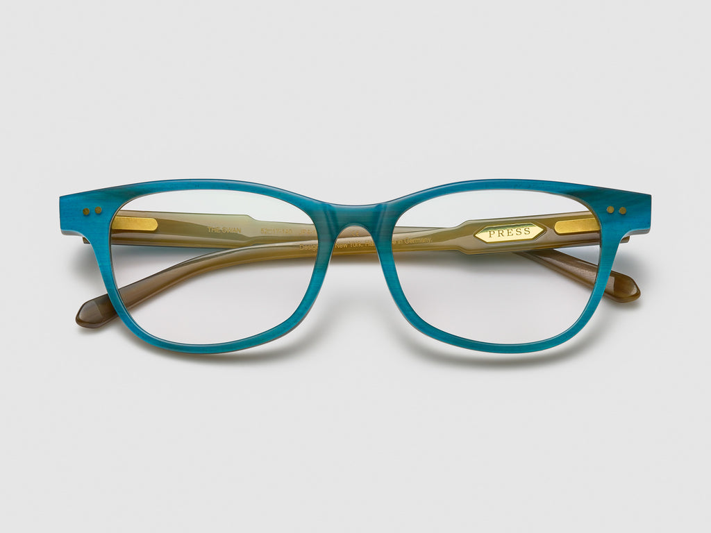 The Swan Horn Teal Stack - JP004 #color_teal-stack-jp004