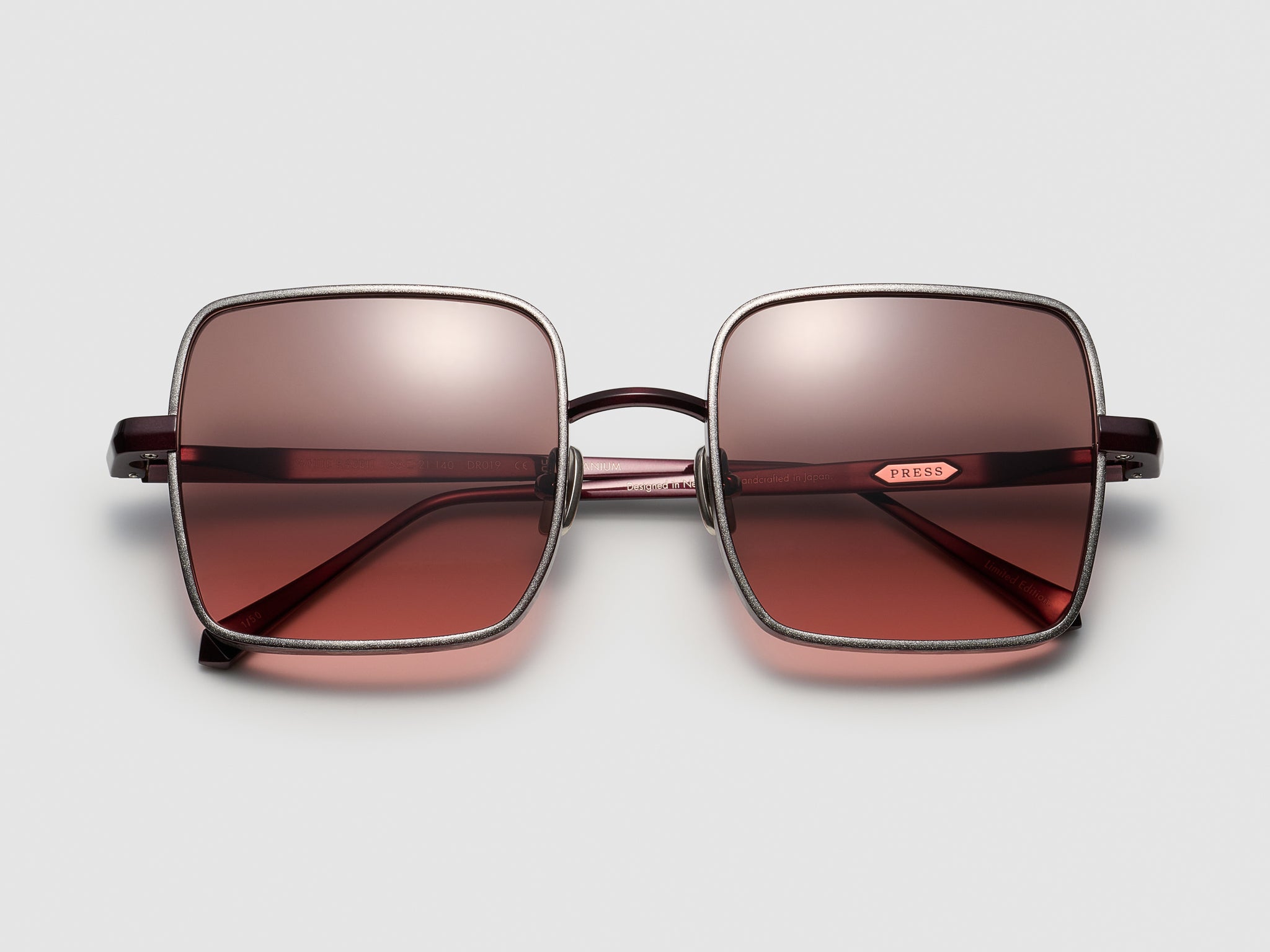 White Rabbit Gold Leaf Burgundy Platinum Leaf - DR019 #color_burgundy-platinum-leaf-dr019