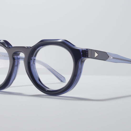 Daze Optical Blue / Blue Crystal / Silver - LE002 #color_blueprint-le002