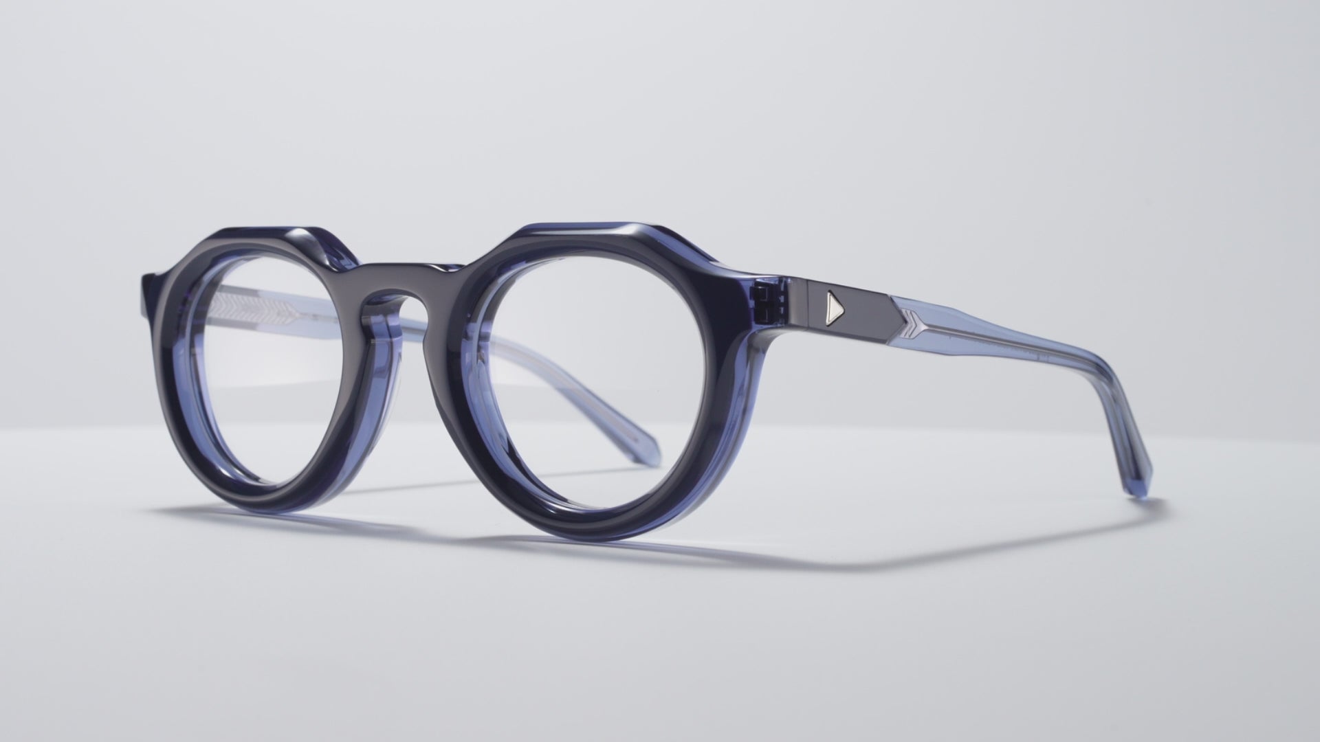 Daze Optical Blue / Blue Crystal / Silver - LE002 #color_blueprint-le002