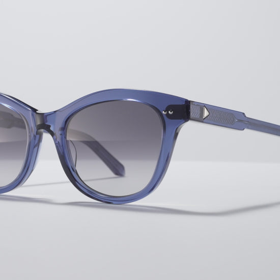 The Charade Blue Crystal / Silver - TI002 #color_blue-crystal-silver-ti002