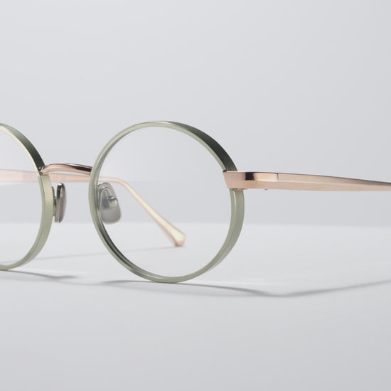 Imagine Optical Shiny Cascade Green / Shiny Rose Gold / Matte Cascade Green - DR005 #color_shiny-cascade-green-shiny-rose-gold-matte-cascade-green-dr005