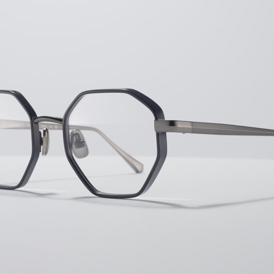 Lazarus Optical Shiny Navy / Matte Navy / Matte Ruthenium - DR001 #color_shiny-navy-matte-navy-matte-ruthenium-dr001