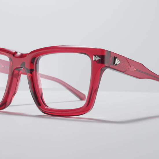 Radio, Radio Optical Crimson / Silver - PU006 #color_crimson-silver-pu006