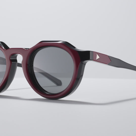 Daze Red / Black / Silver - LE004 #color_red-rain-le004