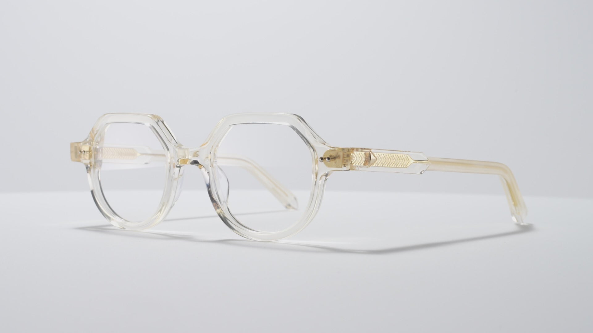 The Taxman Optical Vintage Crystal / Gold - TI008 