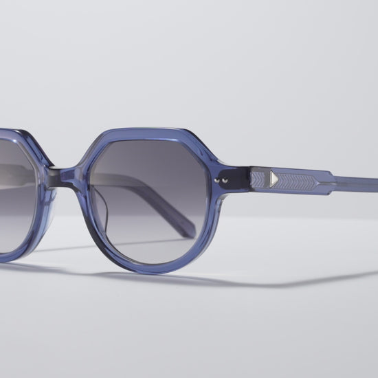 The Taxman Blue Crystal / Silver - TI002 #color_blue-crystal-silver-ti002