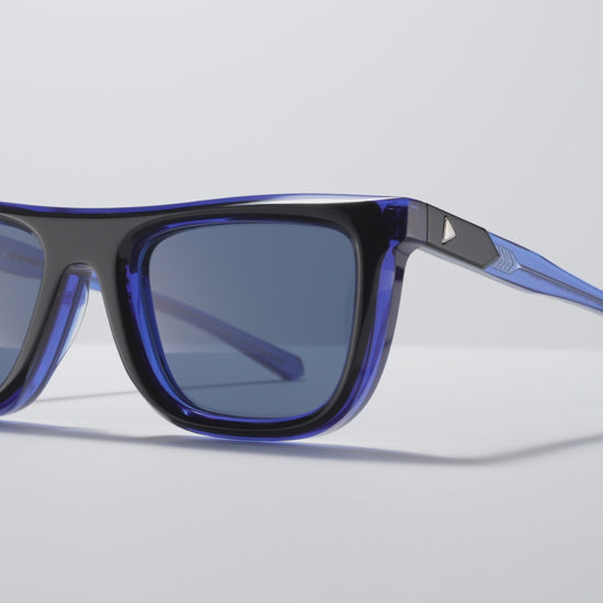 Mamba Black / Navy Crystal / Silver - LE001 #color_blackbird-le001