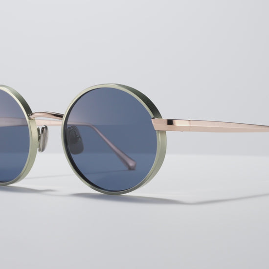 Imagine Shiny Cascade Green / Shiny Rose Gold / Matte Cascade Green - DR005 #color_shiny-cascade-green-shiny-rose-gold-matte-cascade-green-dr005