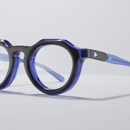 Daze Optical Black / Navy Crystal / Silver - LE001 #color_blackbird-le001