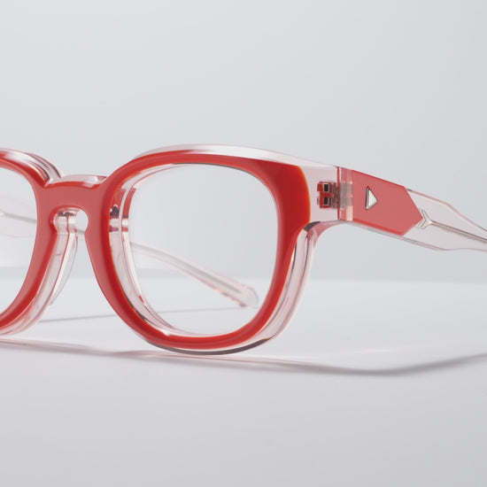 Soup Optical Orange / Melon Crystal / Silver - LE006 #color_juicy-le006