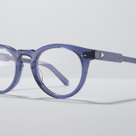 The Chairman Optical Blue Crystal / Silver - TI002 #color_blue-crystal-silver-ti002