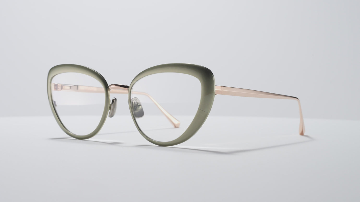 Barracuda Optical Matte Cascade Green / Shiny Rose Gold - ST005 