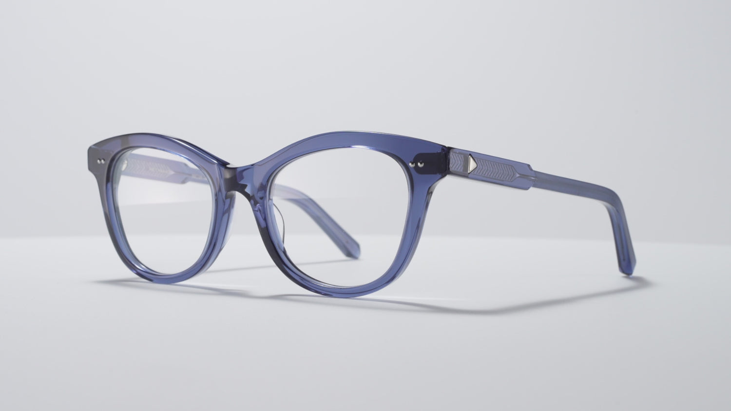 The Charade Optical Blue Crystal / Silver - TI002 