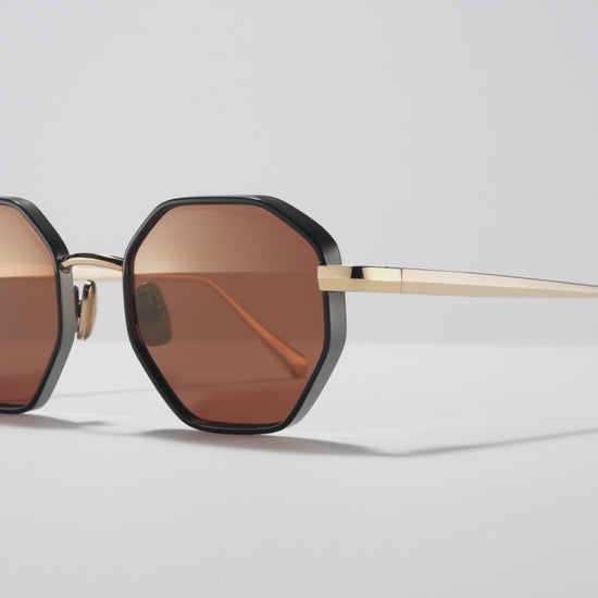 Lazarus Shiny Black / Shiny Gold / Matte Ruthenium - DR003 #color_shiny-black-shiny-gold-matte-ruthenium-dr003