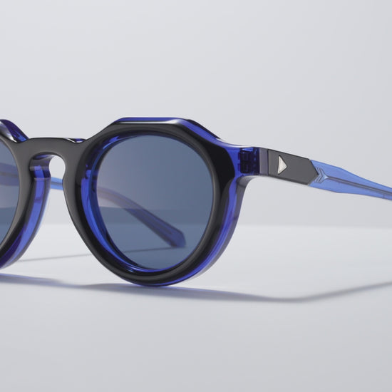 Daze Black / Navy Crystal / Silver - LE001 #color_blackbird-le001