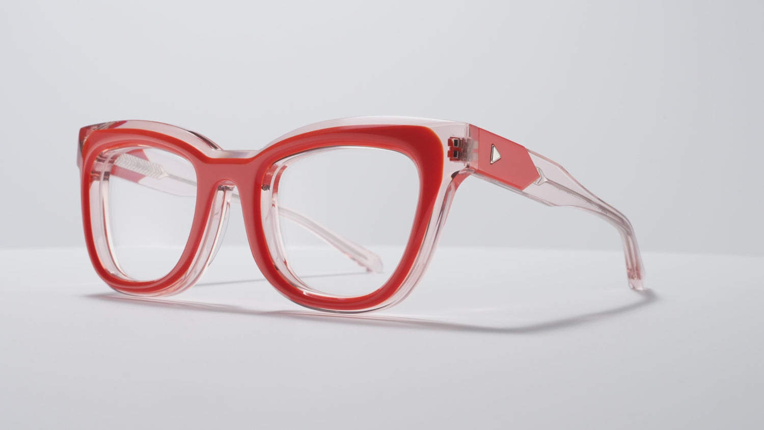 Lioness Optical Orange / Melon Crystal / Silver - LE006 