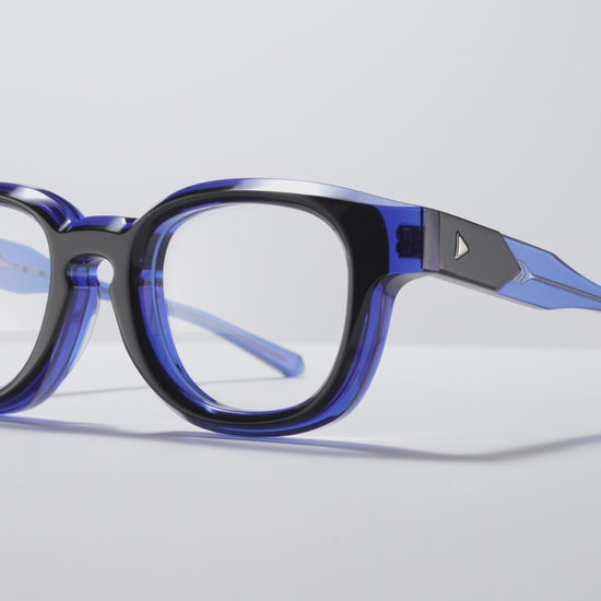 Soup Optical Black / Navy Crystal / Silver - LE001 #color_blackbird-le001