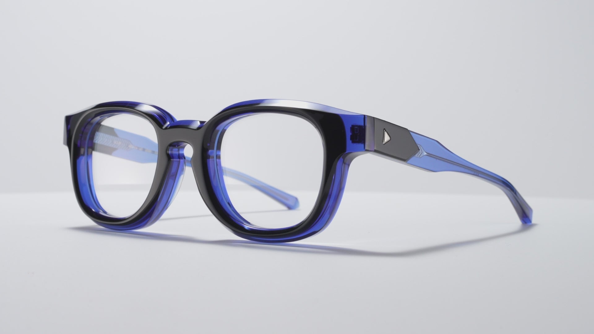 Soup Optical Black / Navy Crystal / Silver - LE001 #color_blackbird-le001